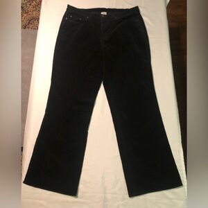 Corduroy Wide-Leg Jeans ,Venezia , Black